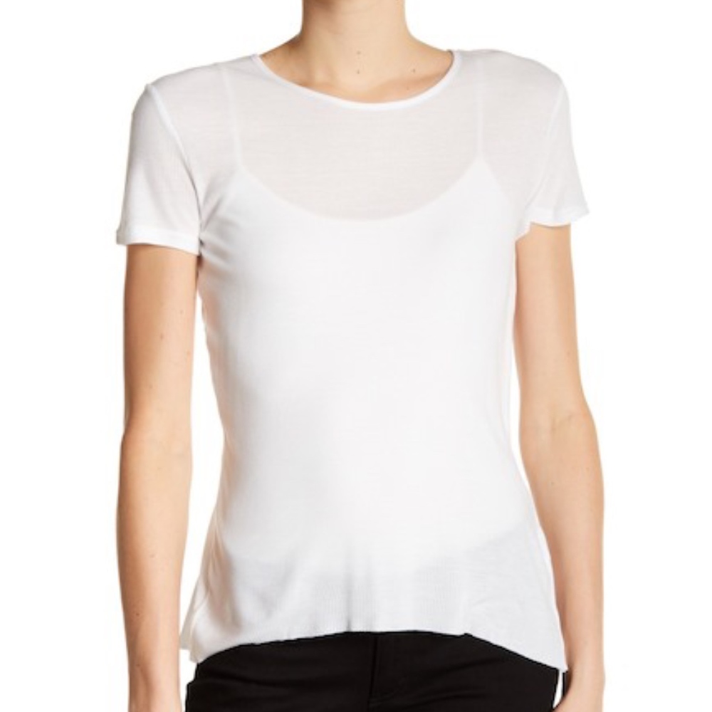Cheap Monday Intention Ribbed Split Back Tee - Picture 2 of 5